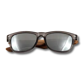 Real Zebra Wood Wanderer Sunglasses by WUDN